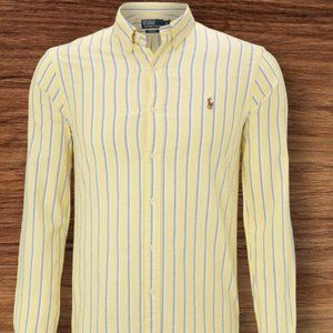 Ralph Lauren yellow and blue button up